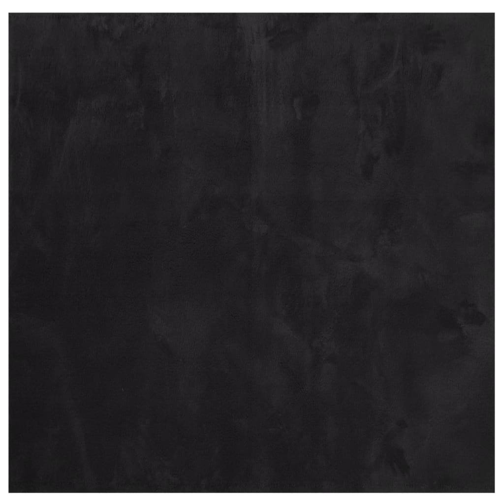 Vidaxx Teppich Huarte Kurzflor weich waschbar 200x200 cm schwarz