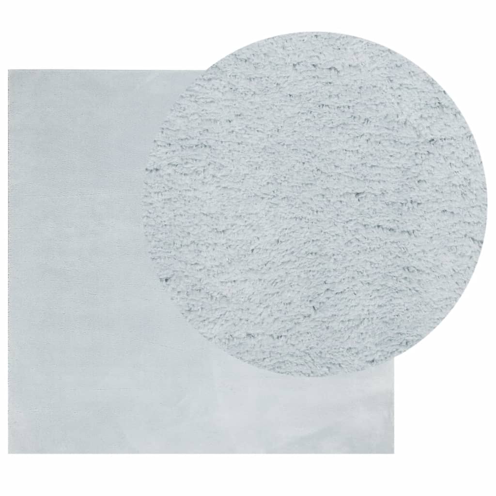 VidaXL rug huarte short pile soft washable 240x240 cm blue