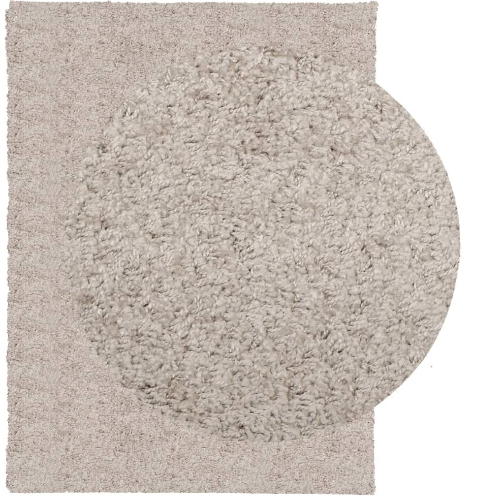 VidaXL Teppich PAMPLONA Shaggy Hochflor Modern 300x400 cm Beige