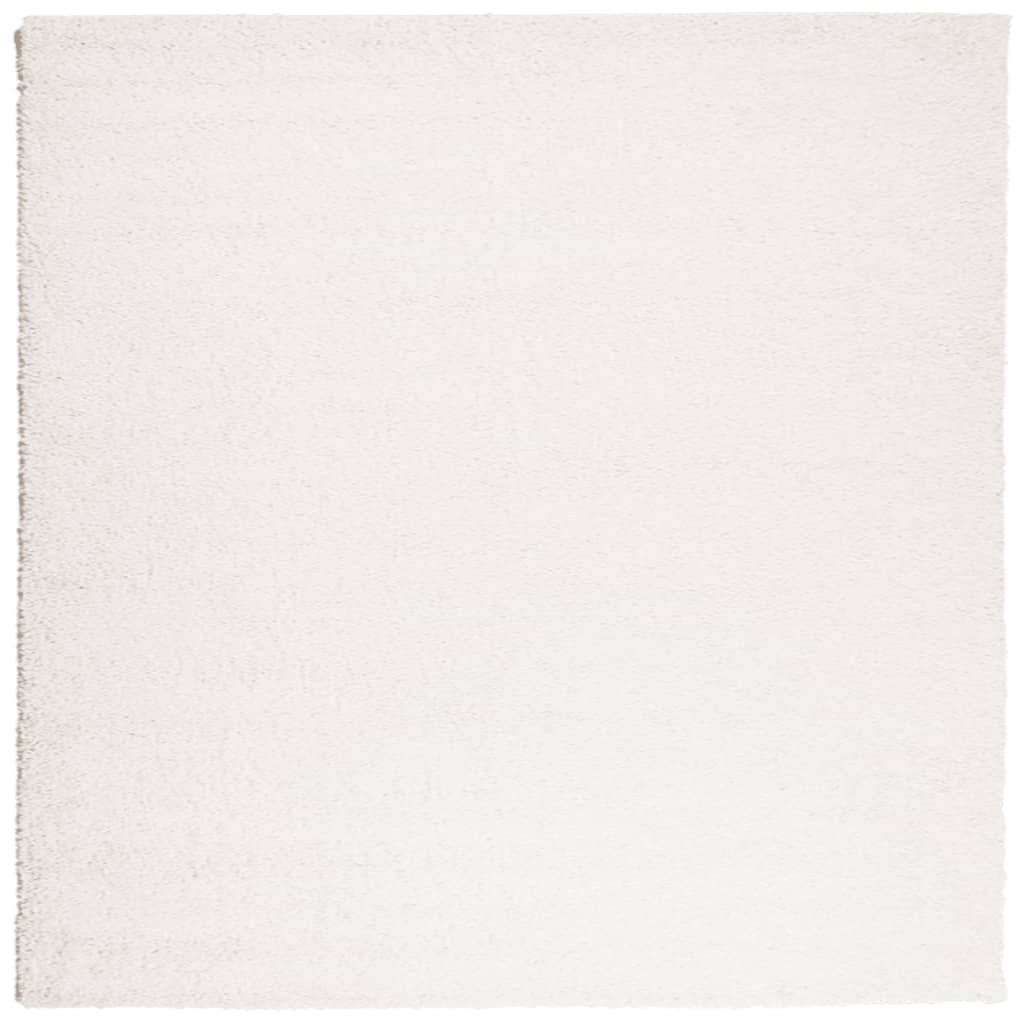 VidaXL Teppich Pamplona Shaggy Hochflor Modern 120x120 cm Creme
