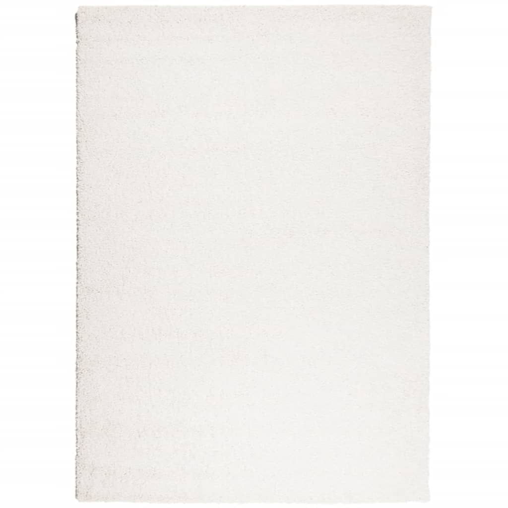VidaXL Teppich Pamplona Shaggy Hochflor Modern 240x340 cm Creme