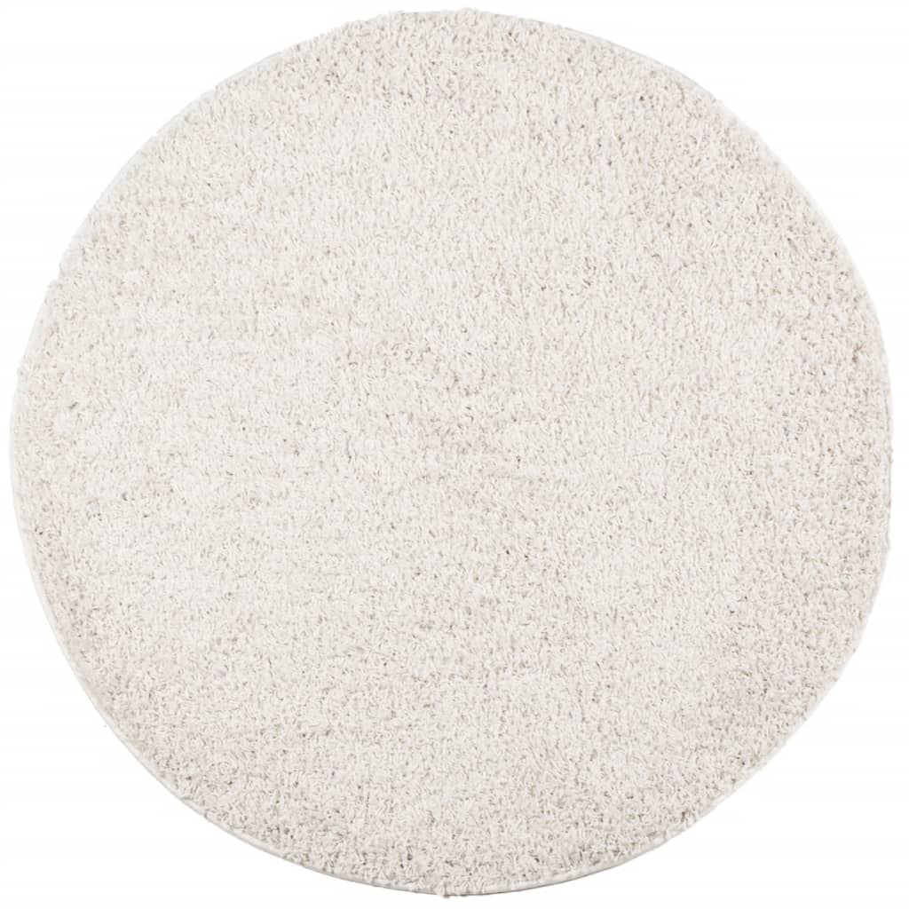 Vidaxx Teppich Pamplona Shaggy Hochflor modern ø 280 cm cremefarben