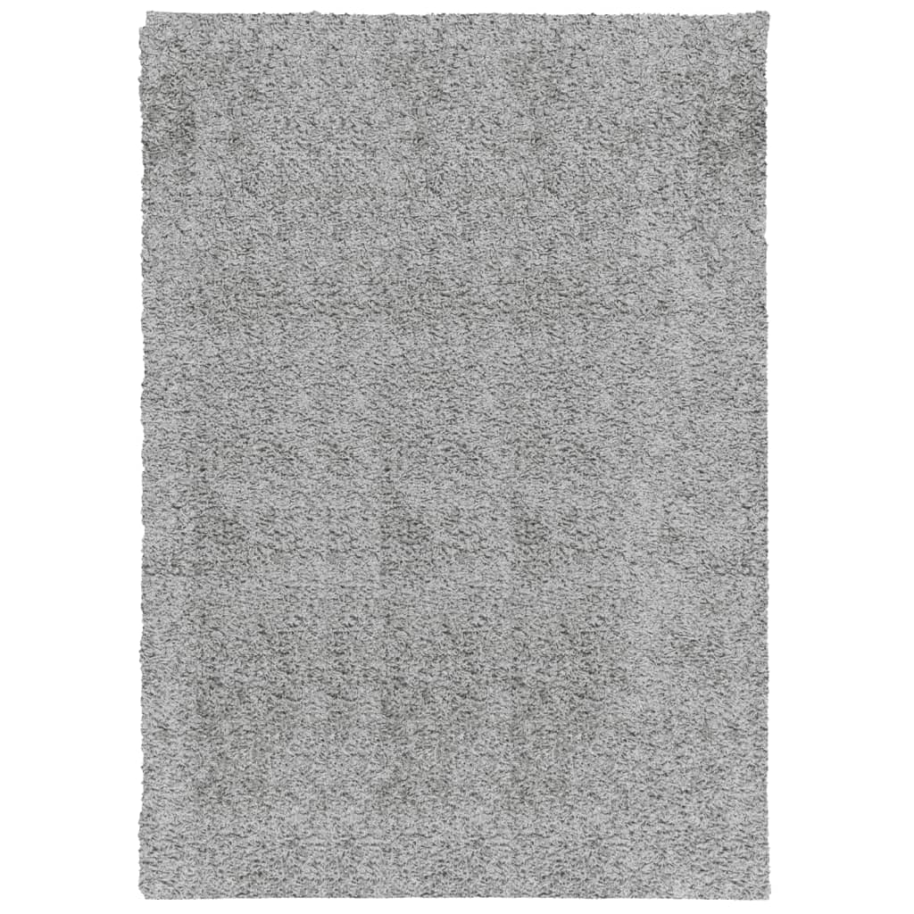 VidaXL Teppich Pamplona Shaggy Hochflor Modern 120x170 cm Grau