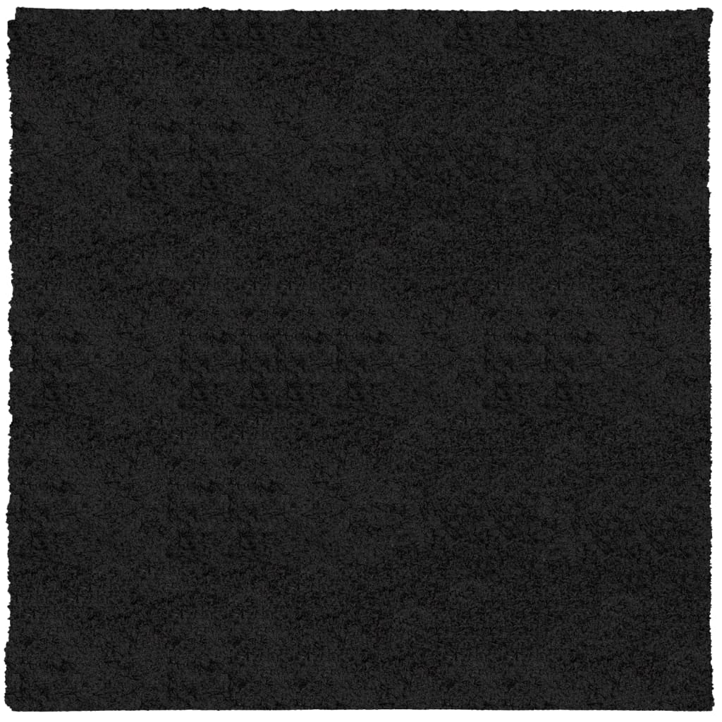 VidaXL Teppich Pamplona Shaggy Hochflor Modern 240x240 cm Schwarz