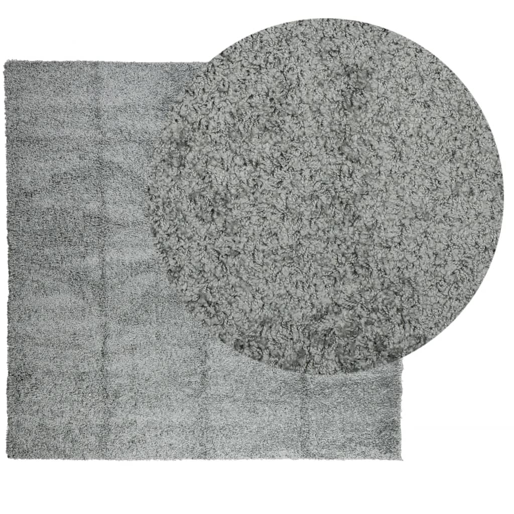 VidaXL Teppich Pamplona Shaggy Hochflor Modern 200x200 cm Grün