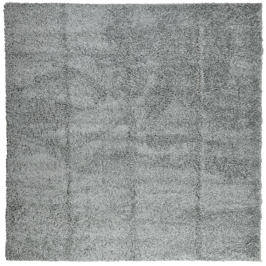 VidaXL Teppich Pamplona Shaggy Hochflor Modern 240x240 cm Grün