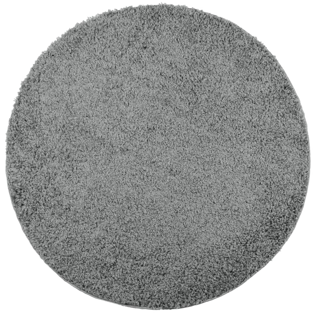 VidaXL Teppich Pamplona Shaggy Hochflor Modern ø 80 cm Grün