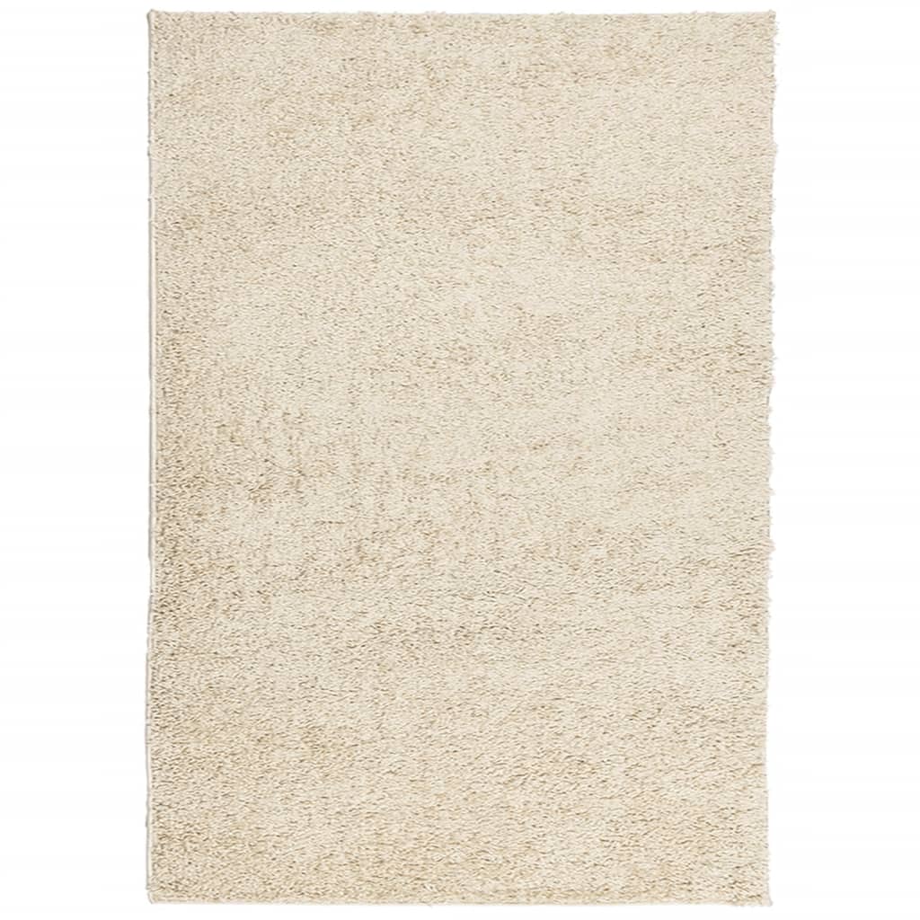 VidaXL Teppich Pamplona Shaggy Hochflor Modern 160x230 cm Gold