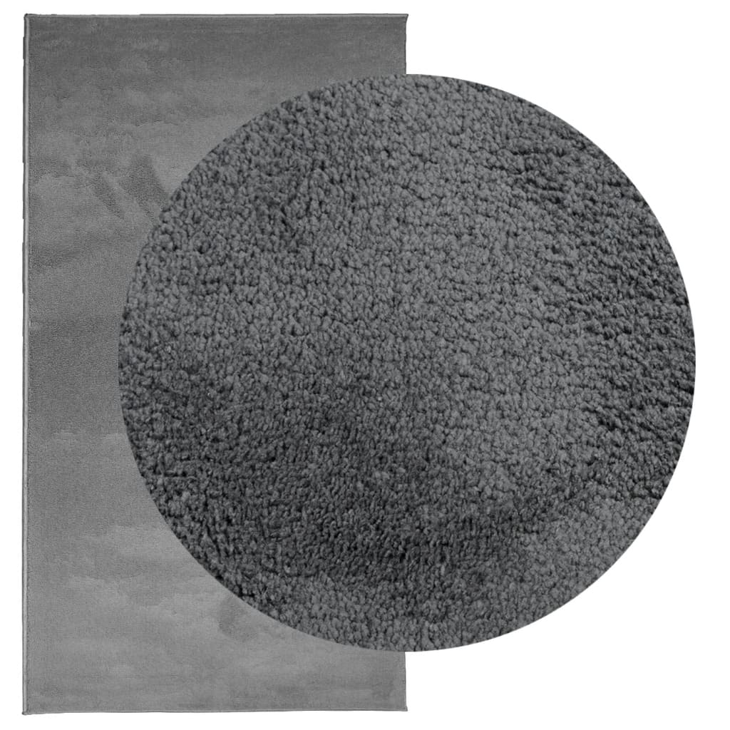 Vidaxx Teppich Oviedo Niederflor 60x110 cm Anthrazit