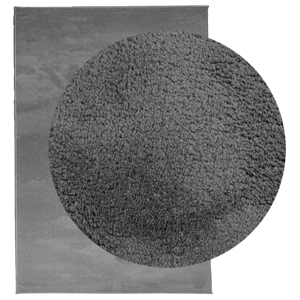 Vidaxx Teppich Oviedo Niederflor 140x200 cm Anthrazit