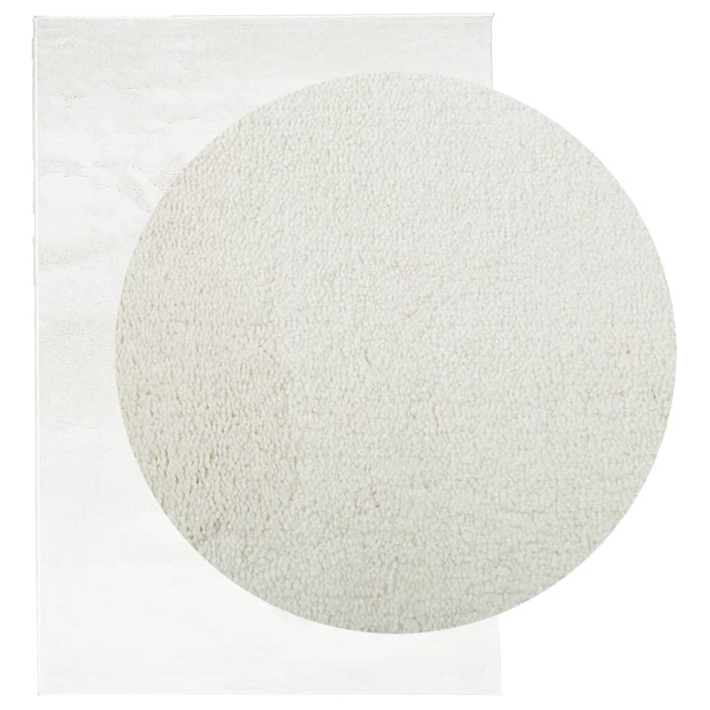 Vidaxx Teppich Oviedo Niederflor 120x170 cm creme