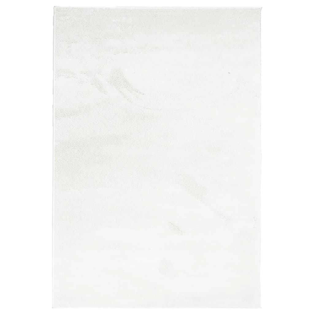 Vidaxx Teppich Oviedo Niederflor 140x200 cm Creme