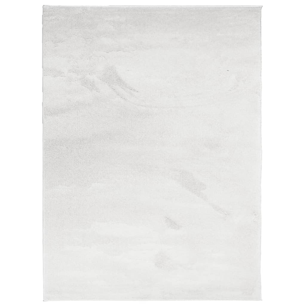 VidaXL Teppich Oviedo niedriger Flor 240x340 cm grau