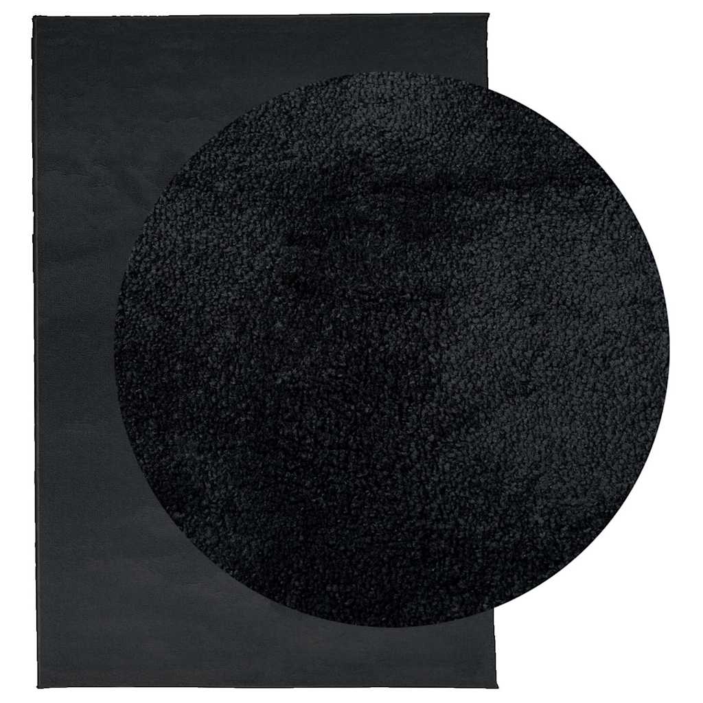 VidaXL Teppich Oviedo Niederflor 160x230 cm schwarz