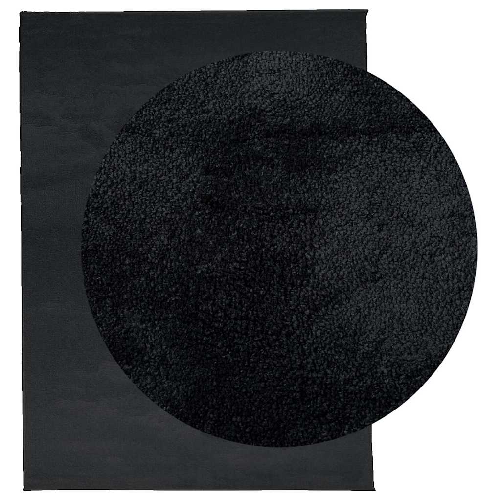 VidaXL Teppich Oviedo Niederflor 240x340 cm schwarz