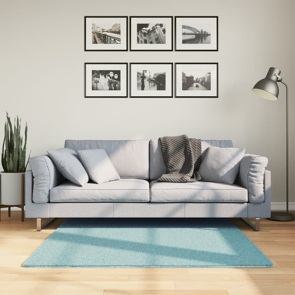 VidaXL Teppich Oviedo Niederflor 120x120 cm grün