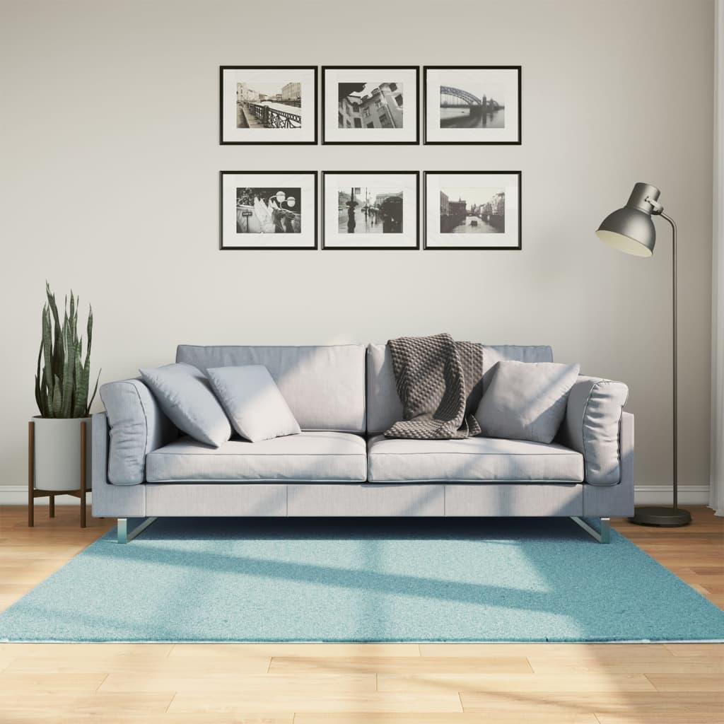 VidaXL Teppich Oviedo Niederflor 160x160 cm grün
