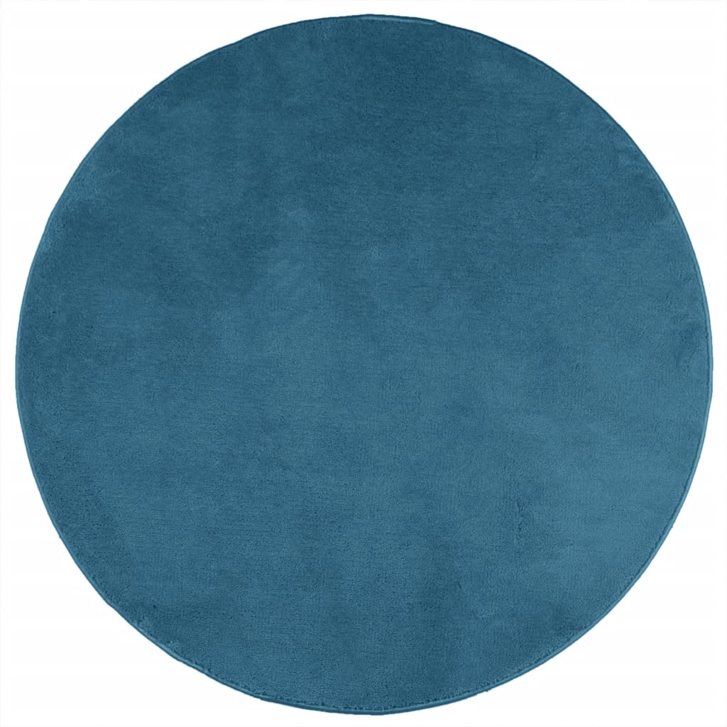 VidaXL Teppich OVIEDO Kurzflor Ø 280 cm Türkis