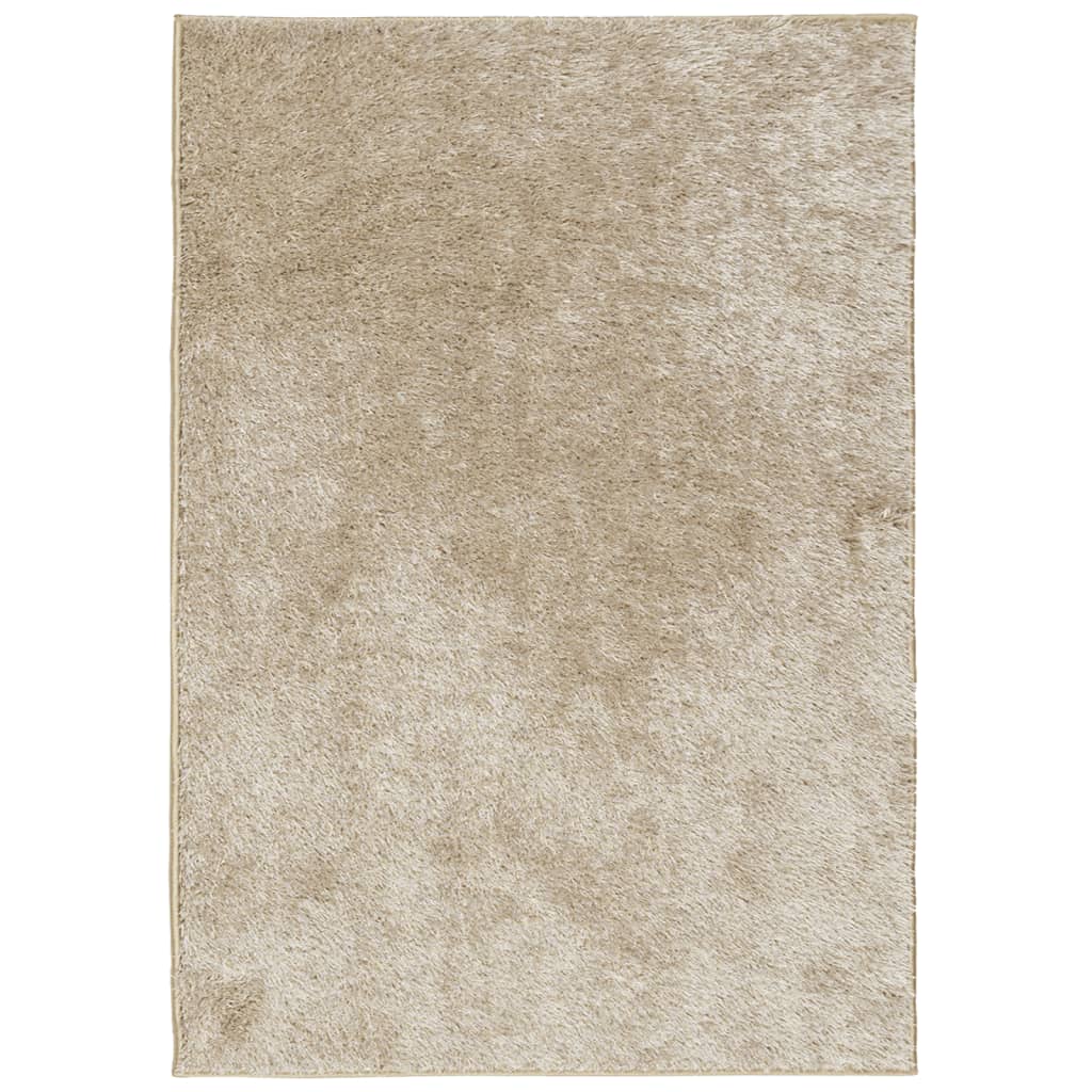 Vidaxx Teppich istan Hochflor glänzend 140x200 cm beige
