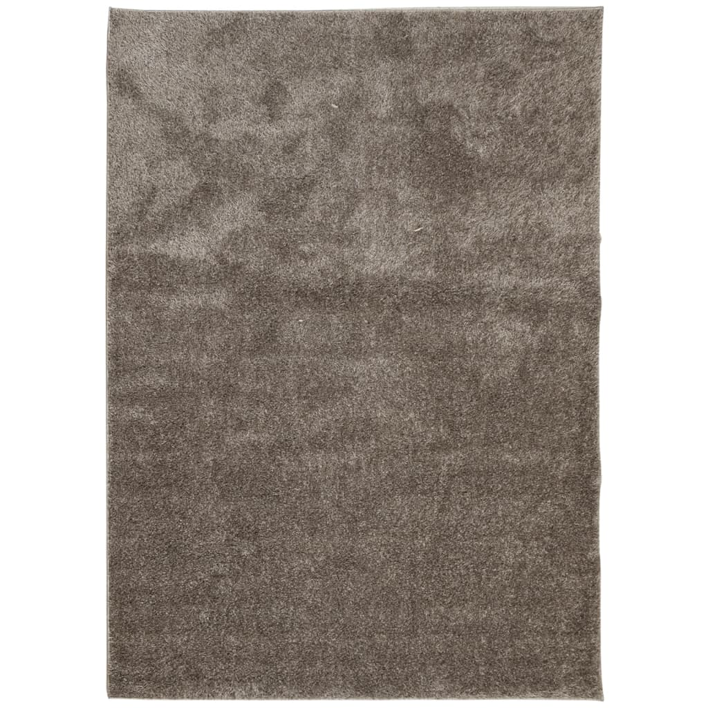 VidaXL Teppich istan Hochflor glänzend 200x280 cm grau