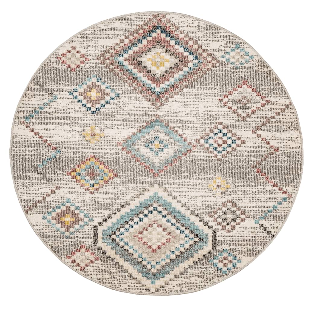 VidaXL-Teppich Arbizu für drinnen und draußen im Vintage-Stil ø 120 cm