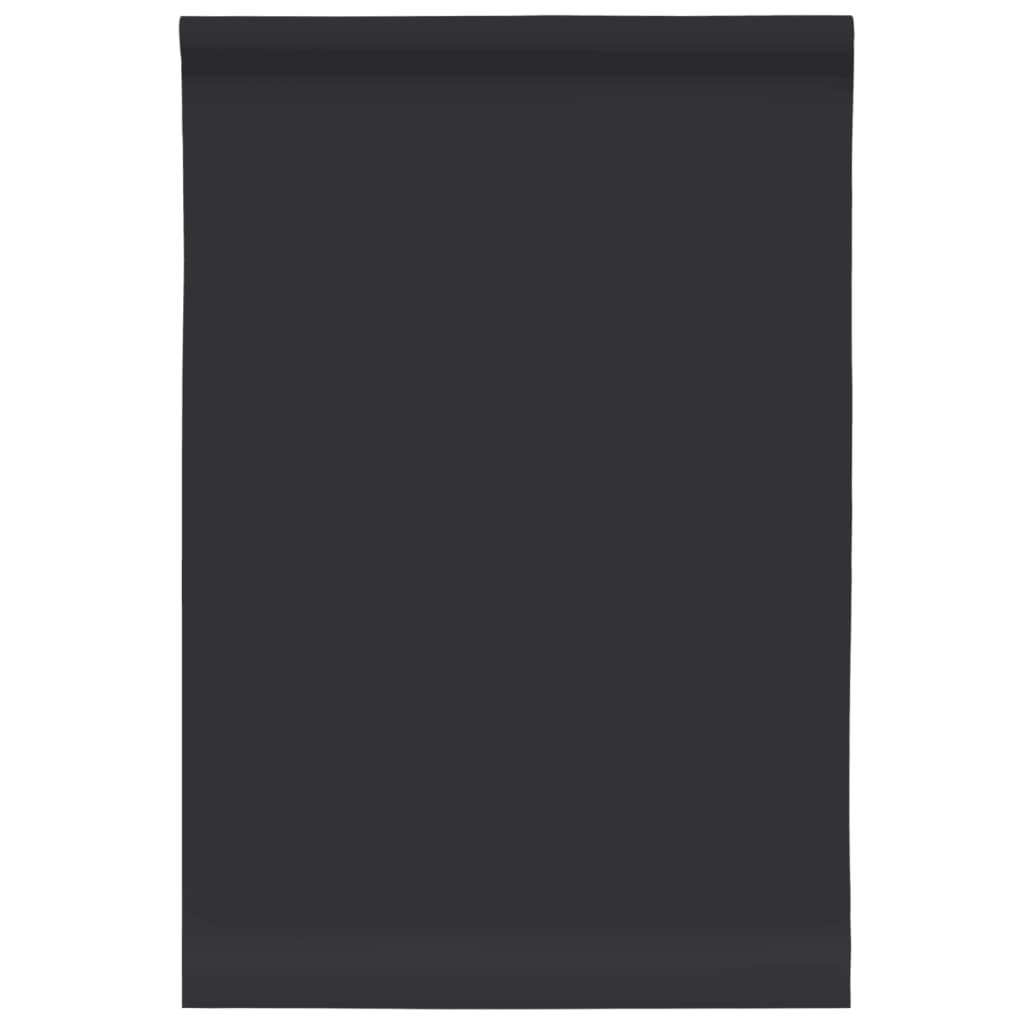 Vidaxx Möbelaufkleber selbstklebend mattschwarz 90x500 cm PVC