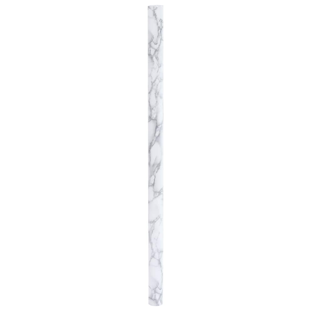 VidaXL Möbelfolie selbstklebend 90x500 cm PVC Marmor weiß