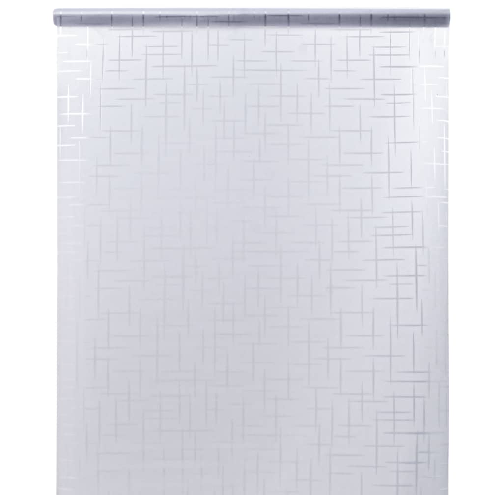 VidaXL Fensterfolien 2 Stk. mattes Sternmuster PVC