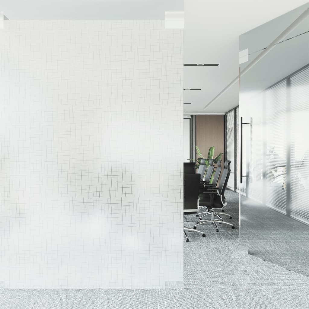 VidaXL Fensterfolien 4 Stück mattes Sternmuster PVC
