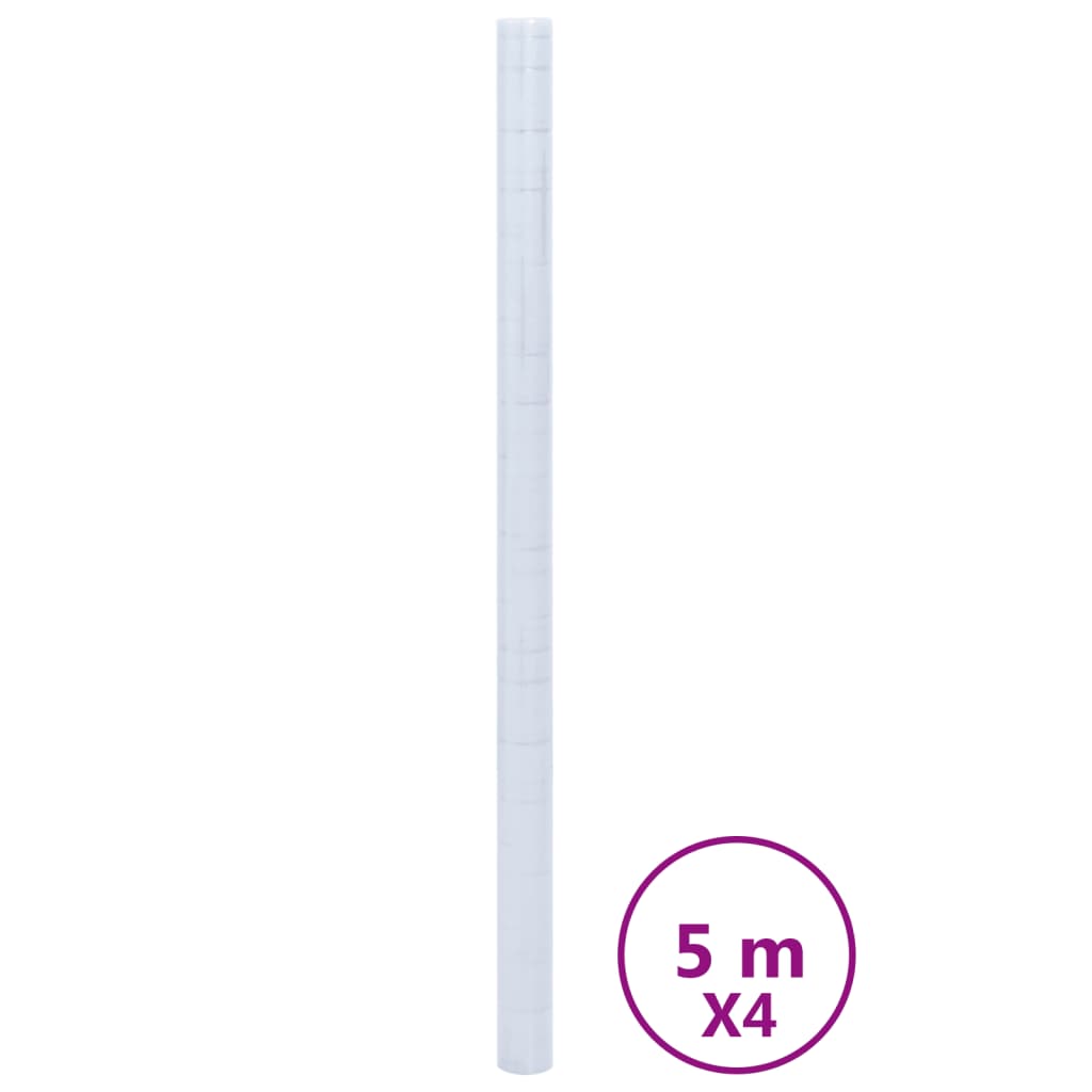 VidaXL Fensterfolien 4 Stück mattes Sternmuster PVC