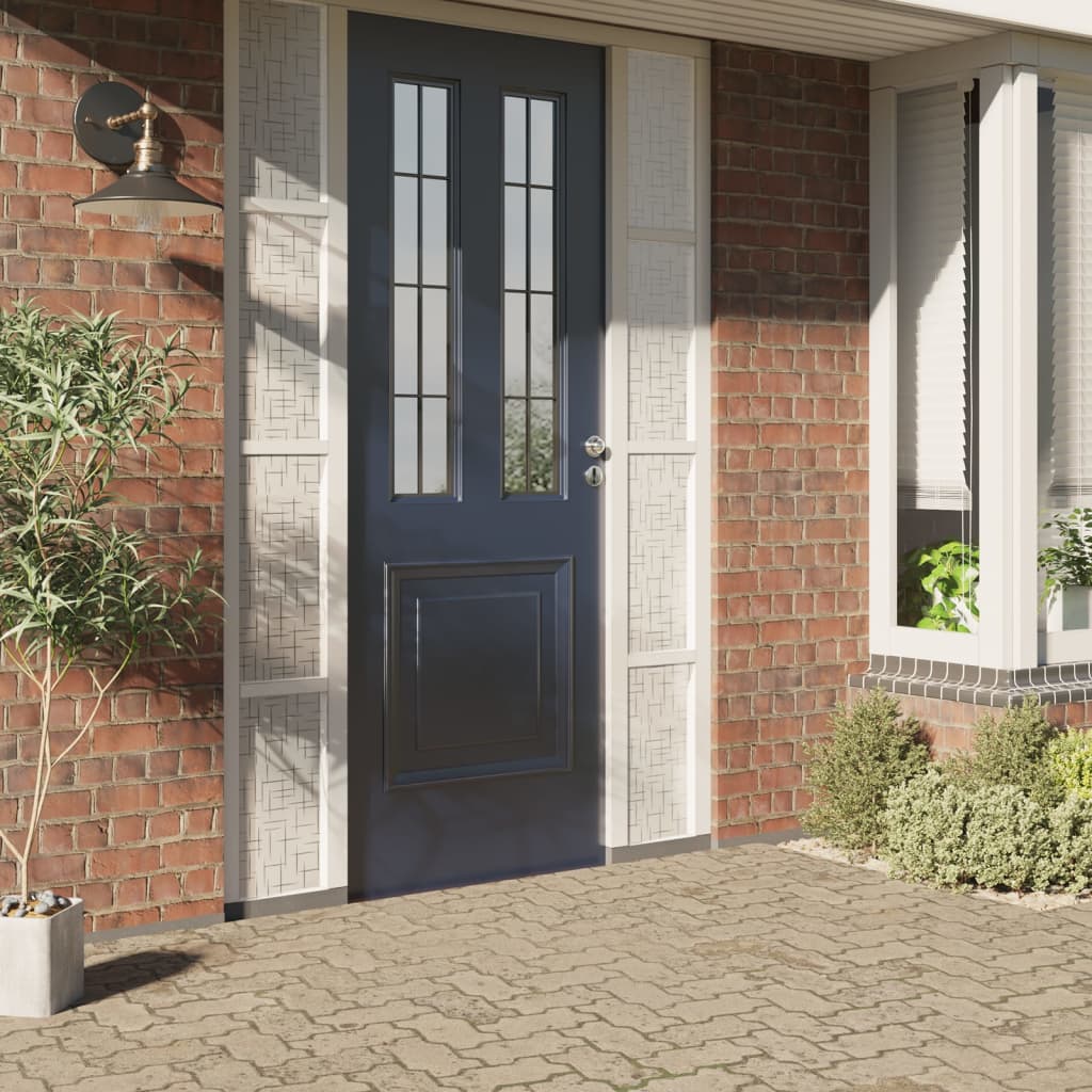 VidaXL Fensterfolien 4 Stück mattes Sternmuster PVC