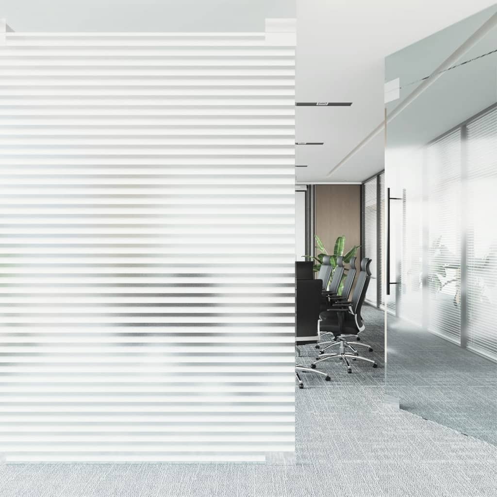 VidaXL Fensterfolien 2 Stück Matt Jalousien Muster PVC