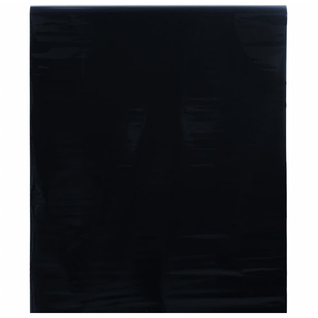 Vidaxx Fensterfolie statisch mattschwarz 45x500 cm PVC