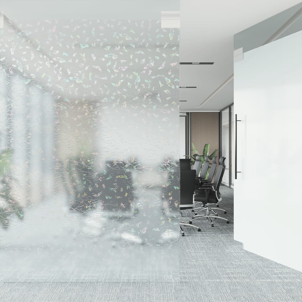 Vidaxx Fensterfolie 3D Regenbogenmuster matt 45x2000 cm PVC