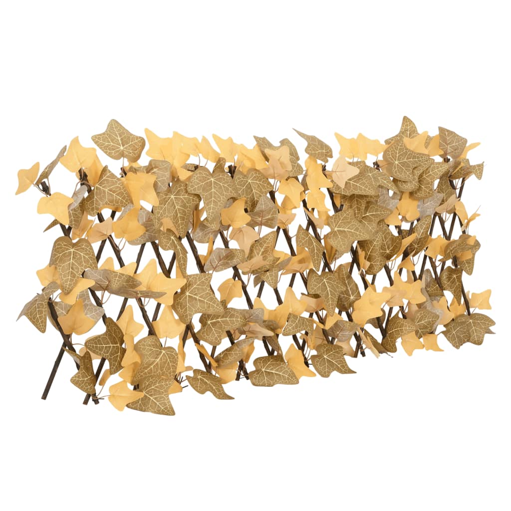 Vidaxx Kunstpflanze Ahornblatt-Spalier 5 Stk. ausziehbar 180x30 cm Orange