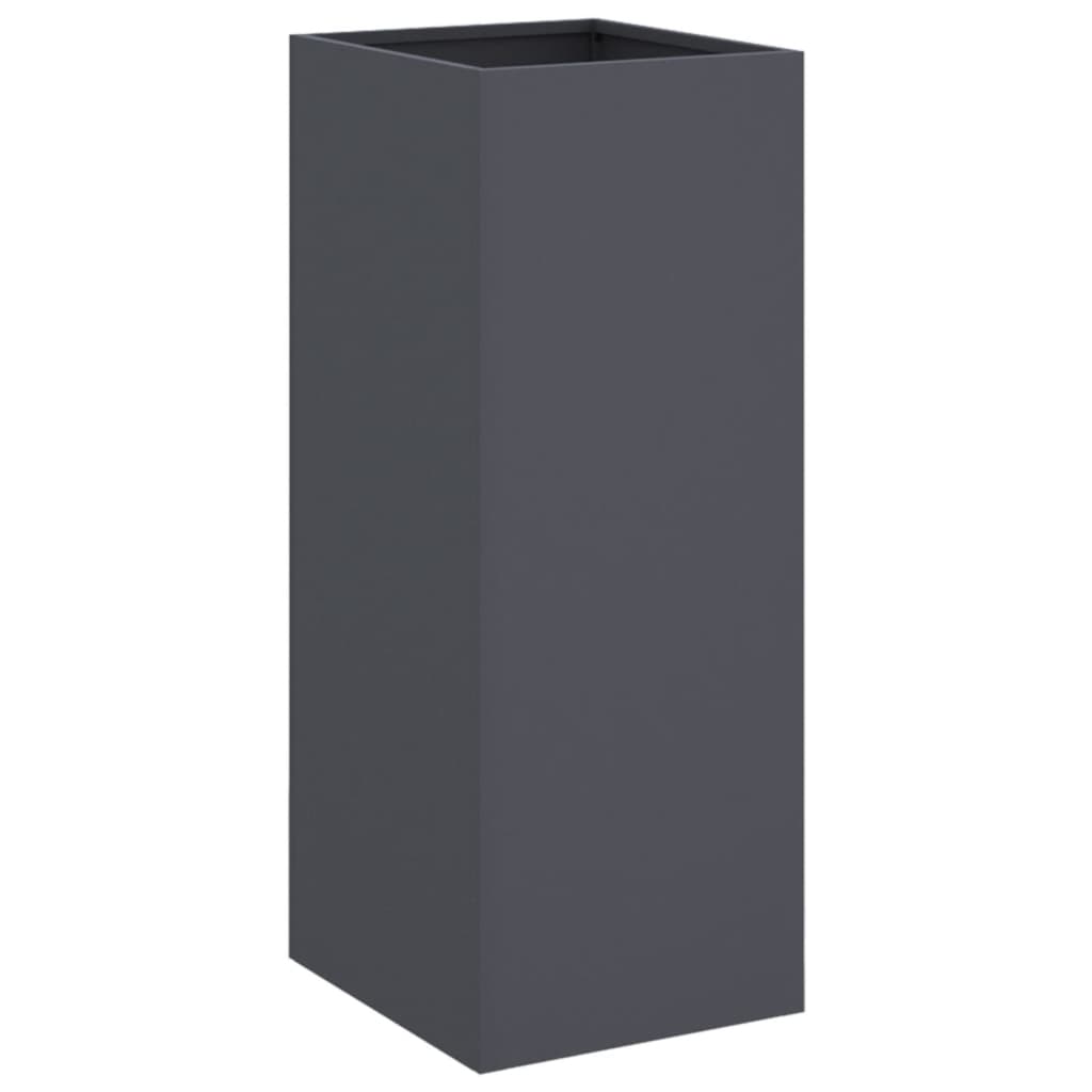Vidaxx Pflanzgefäß 32x29x75 cm Stahl Anthrazit