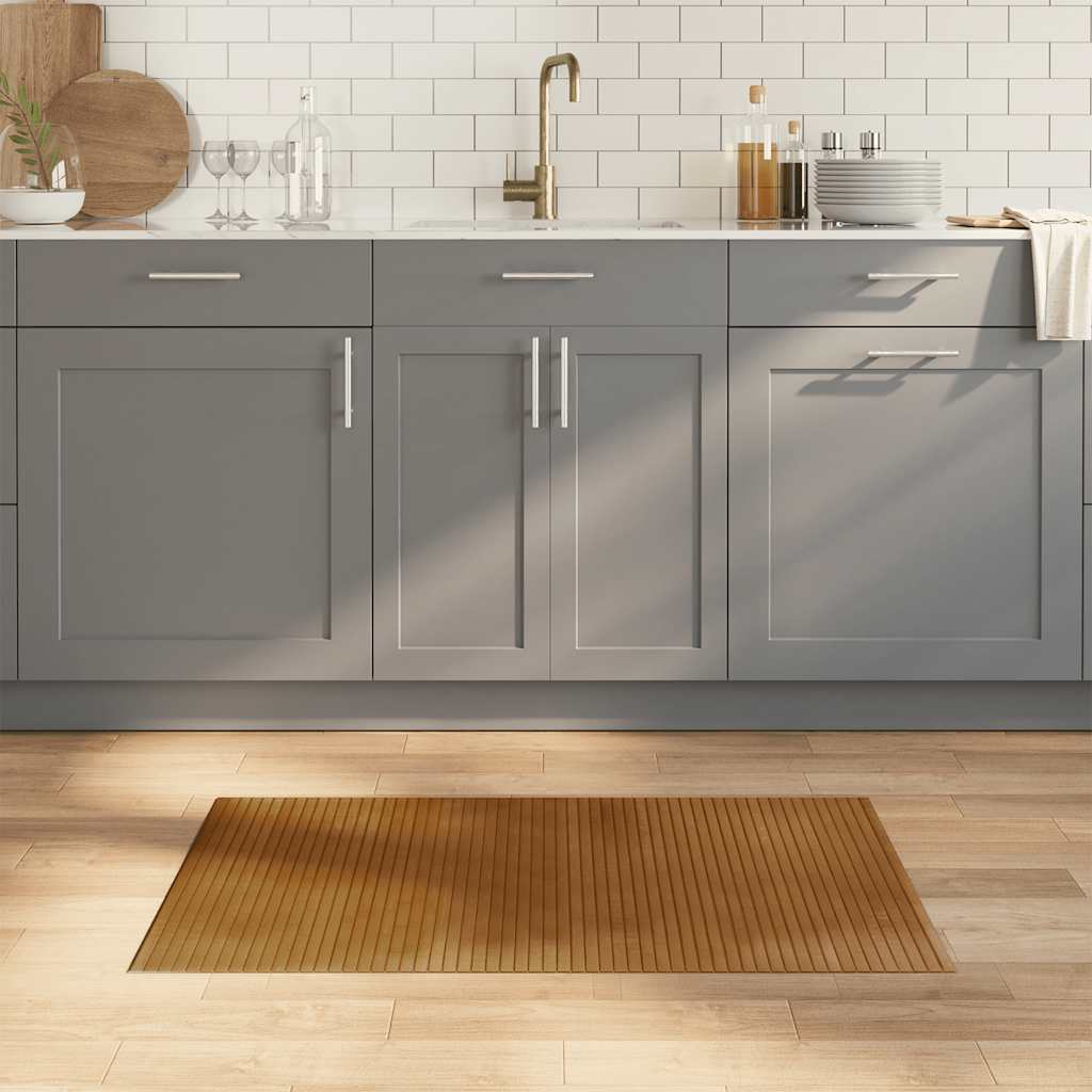 Vidaxx rectangular rug 60x100 cm bamboo brown
