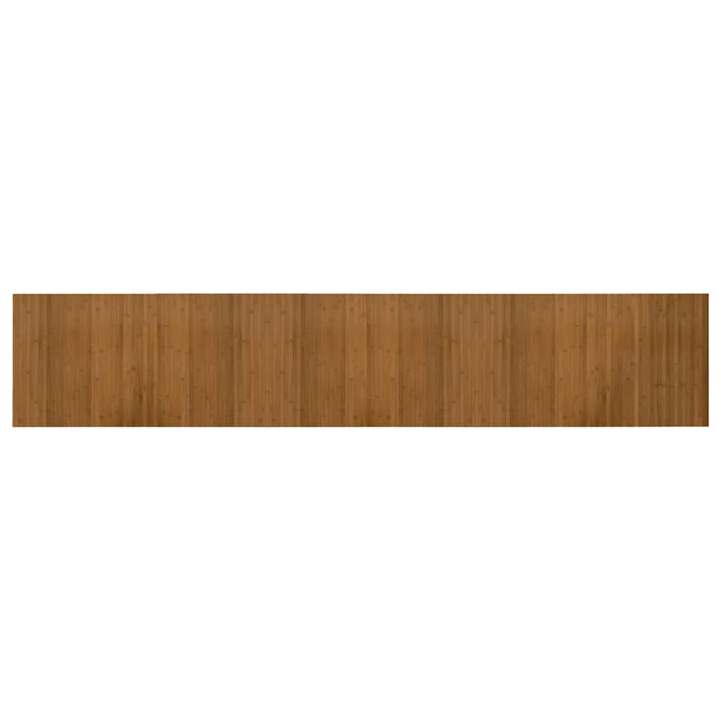 Vidaxx rechteckiger Teppich 60x300 cm Bambusbraun