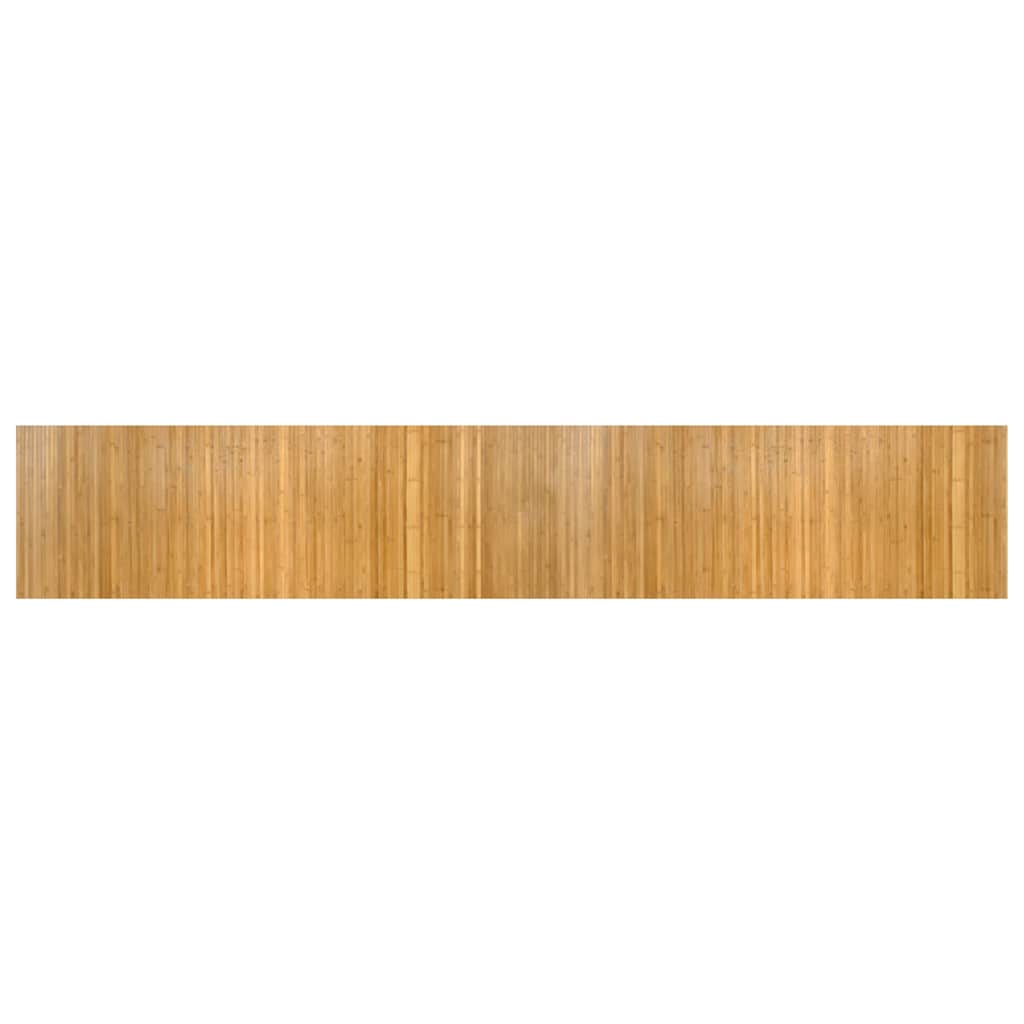 Vidaxx rechteckiger Teppich 60x400 cm Bambus natur