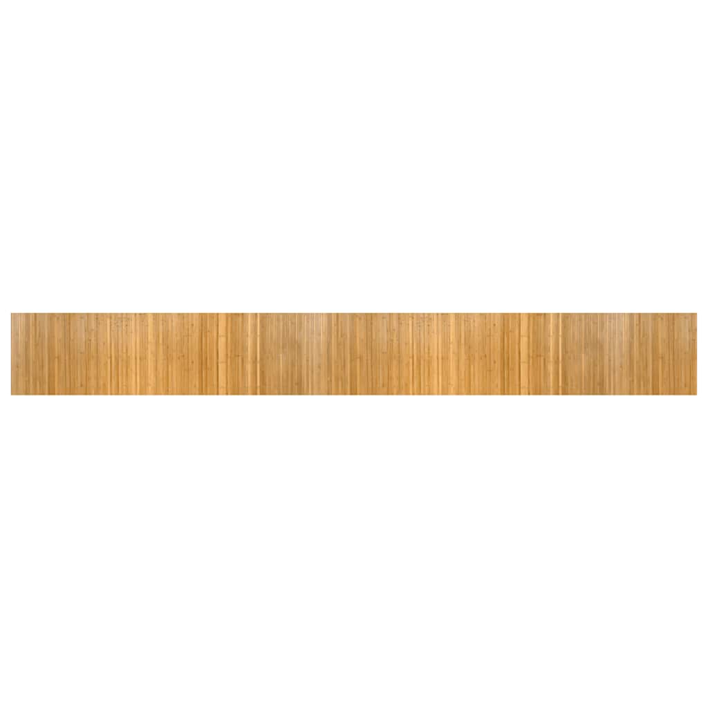 Vidaxx rechteckiger Teppich 60x500 cm Bambus natur
