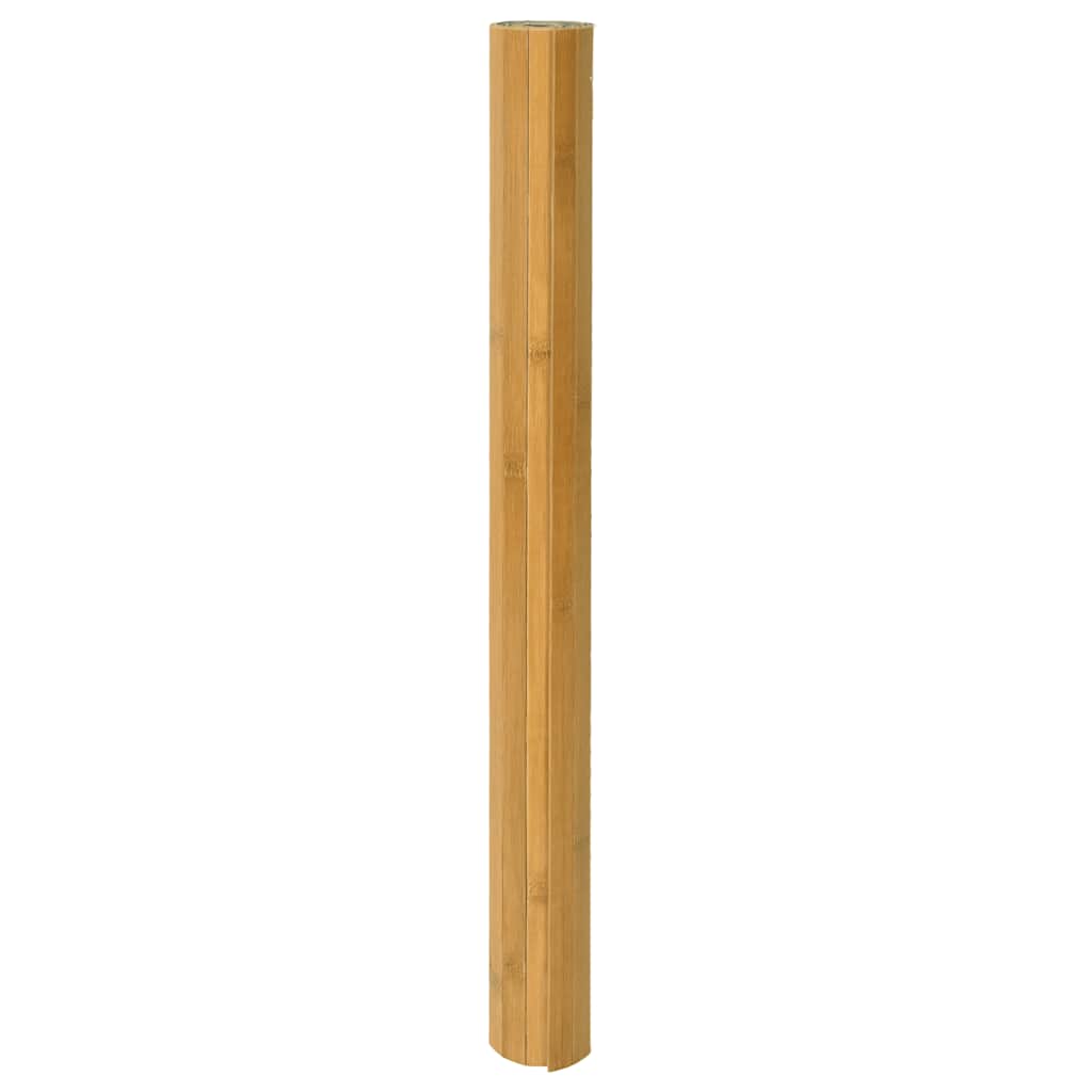 Vidaxx rechteckiger Teppich 60x500 cm Bambus natur