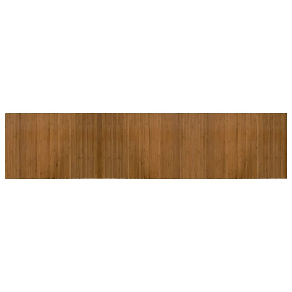 Vidaxx rechteckiger Teppich 70x300 cm Bambusbraun