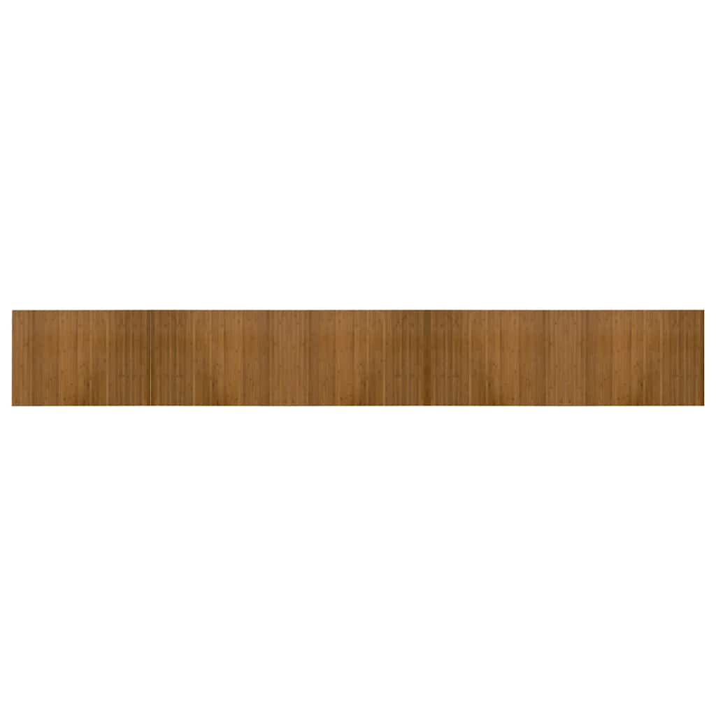 Vidaxx rechteckiger Teppich 70x500 cm Bambusbraun