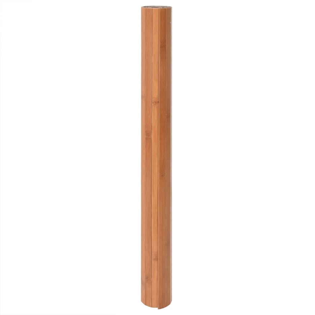 VidaXL Rechteckiger Teppich 80x400 cm Bambus natur
