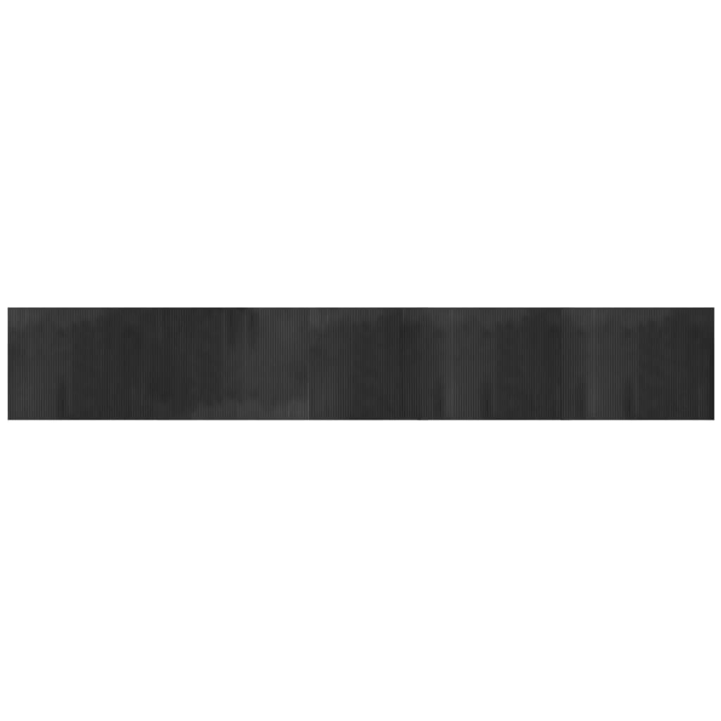 Vidaxx rechteckiger Teppich 80x500 cm Bambusgrau
