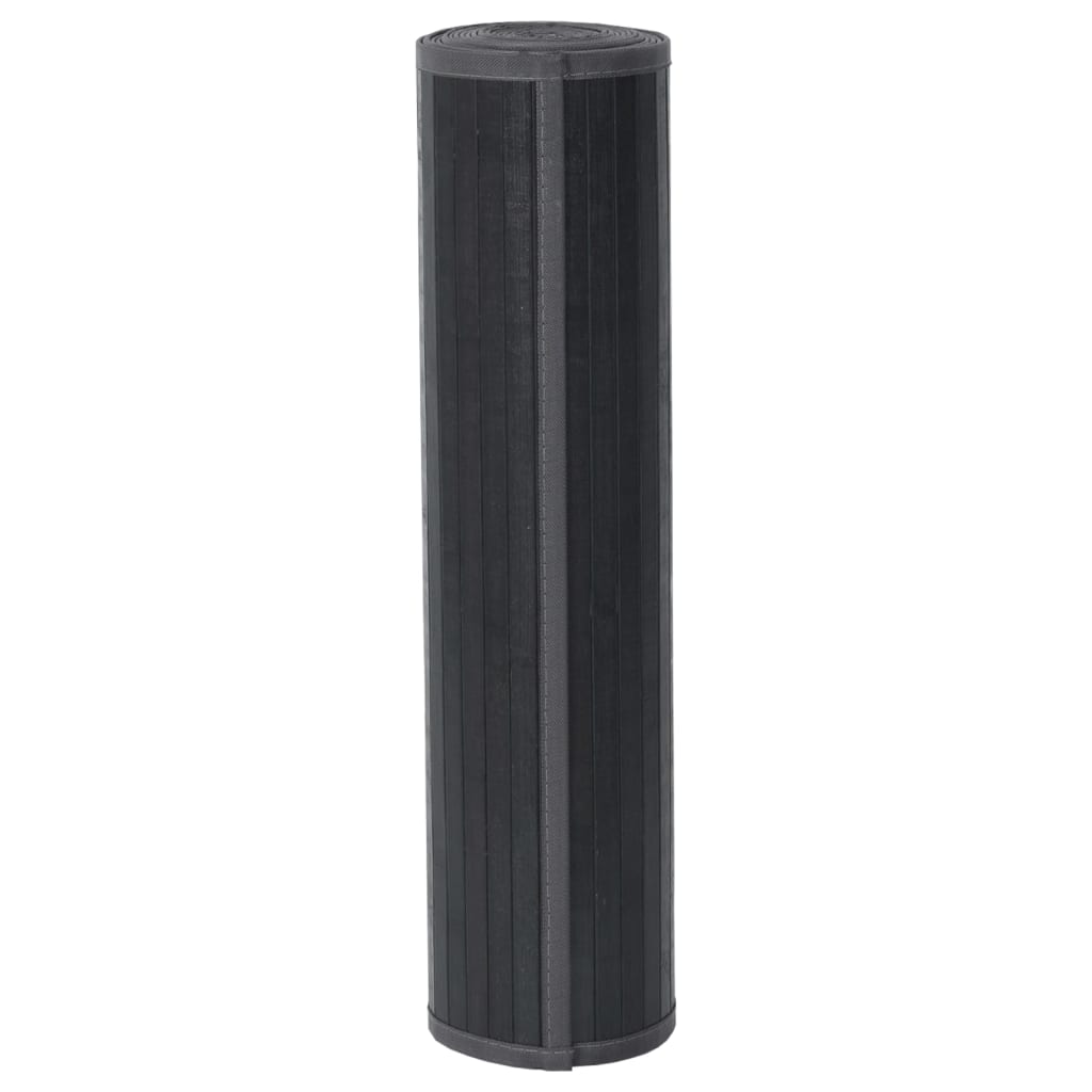 Vidaxx rechteckiger Teppich 70x400 cm Bambusgrau