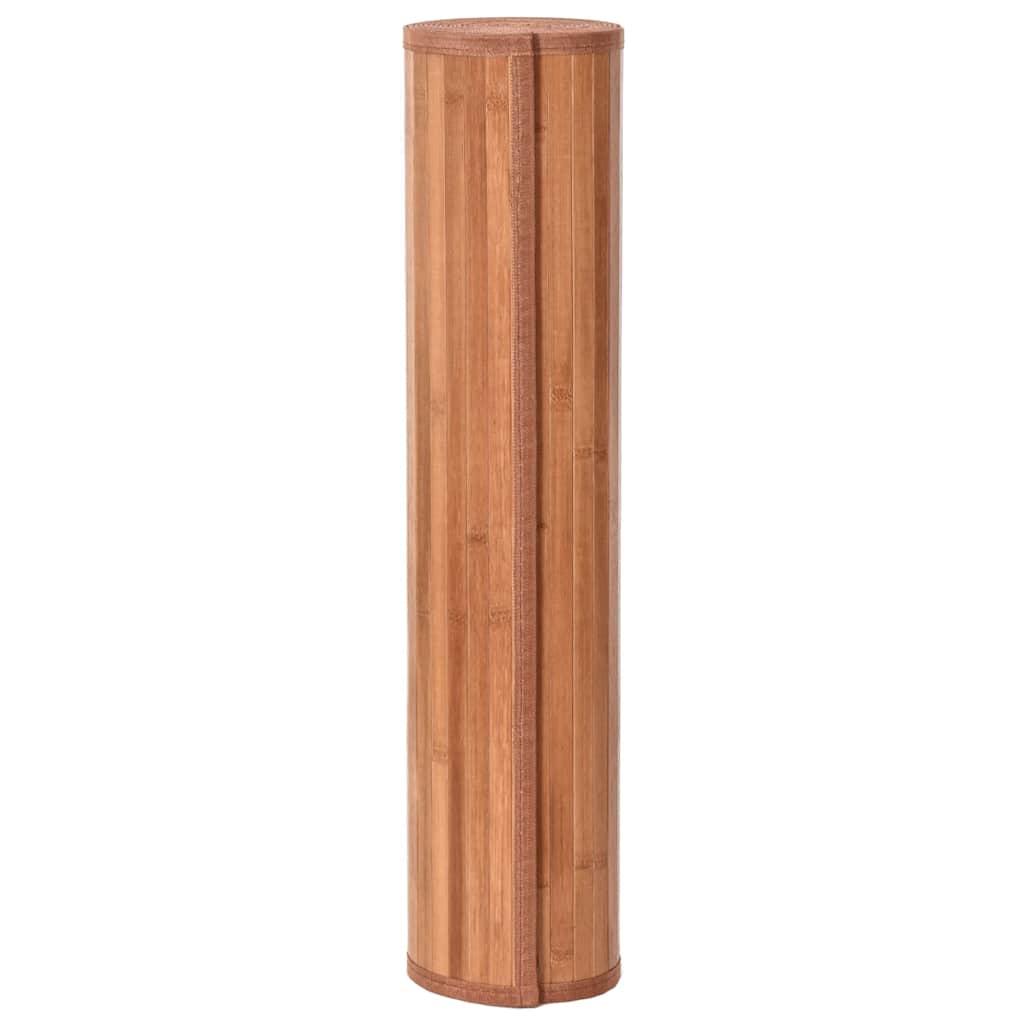 Vidaxx rechteckiger Teppich 70x500 cm Bambusbraun