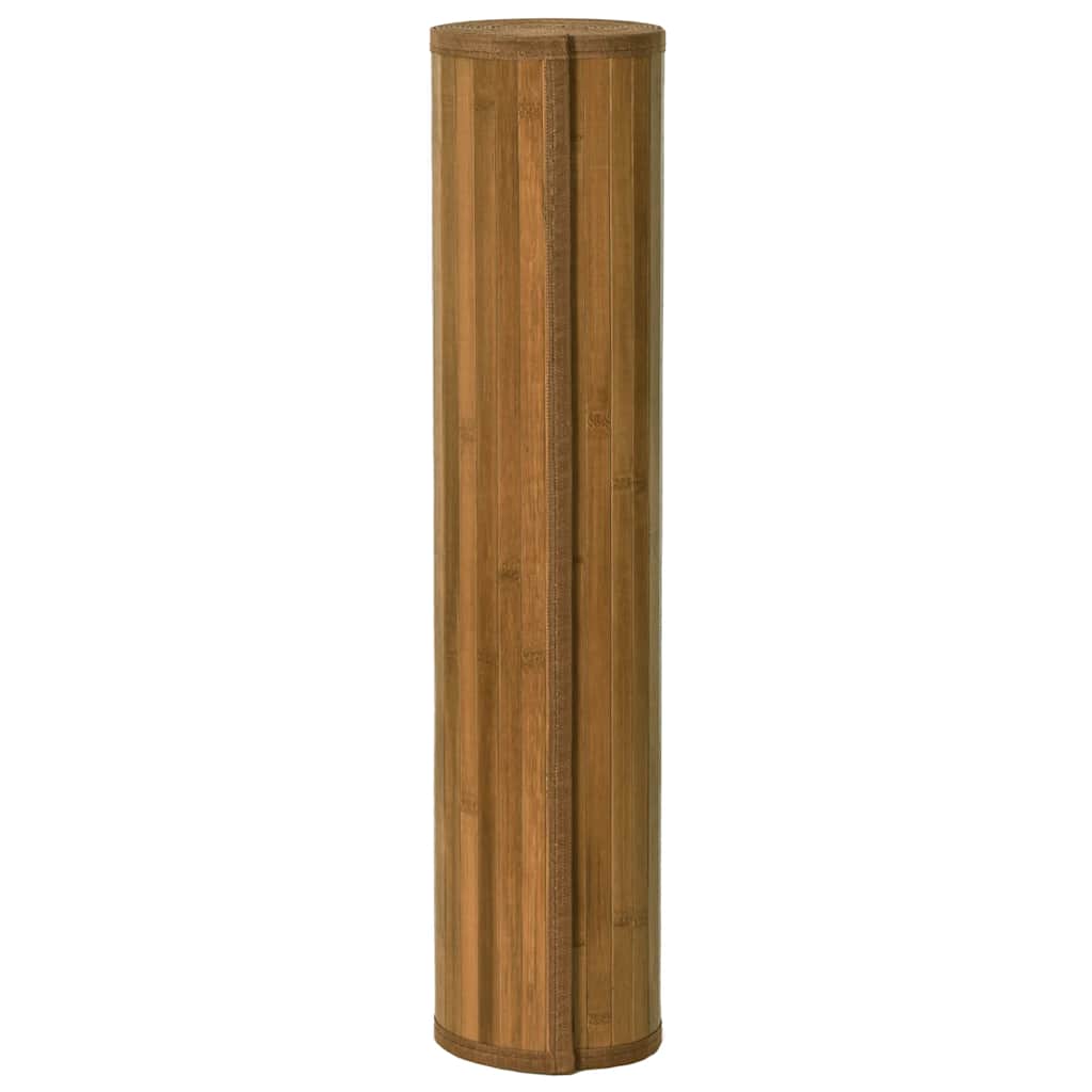 Vidaxx rechteckiger Teppich 80x100 cm Bambusbraun