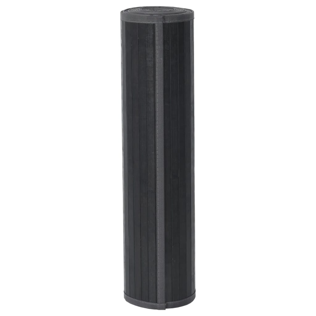 Vidaxx rechteckiger Teppich 80x500 cm Bambusgrau
