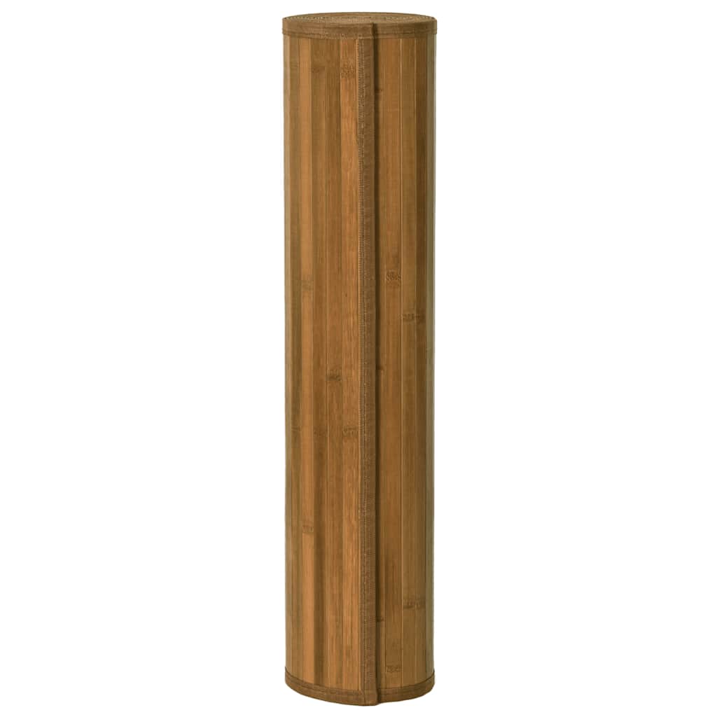 Vidaxx Teppich quadratisch 100x100 cm Bambusbraun